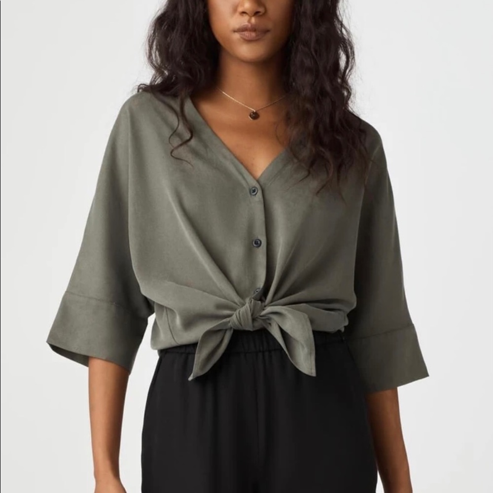 VETTA | “The Boyfriend Shirt” | Olive